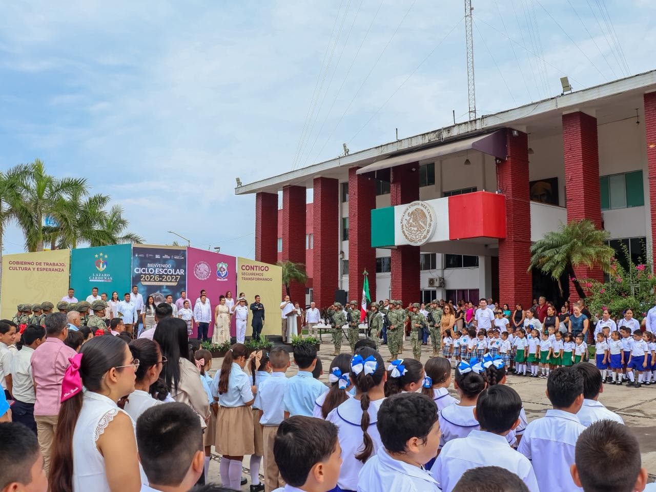 Imagen 1 de Autoridades Inauguran Ciclo Escolar 2026-2027.